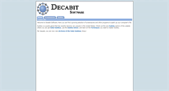 Desktop Screenshot of decabit.com