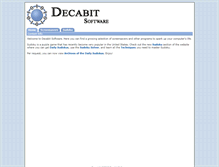 Tablet Screenshot of decabit.com